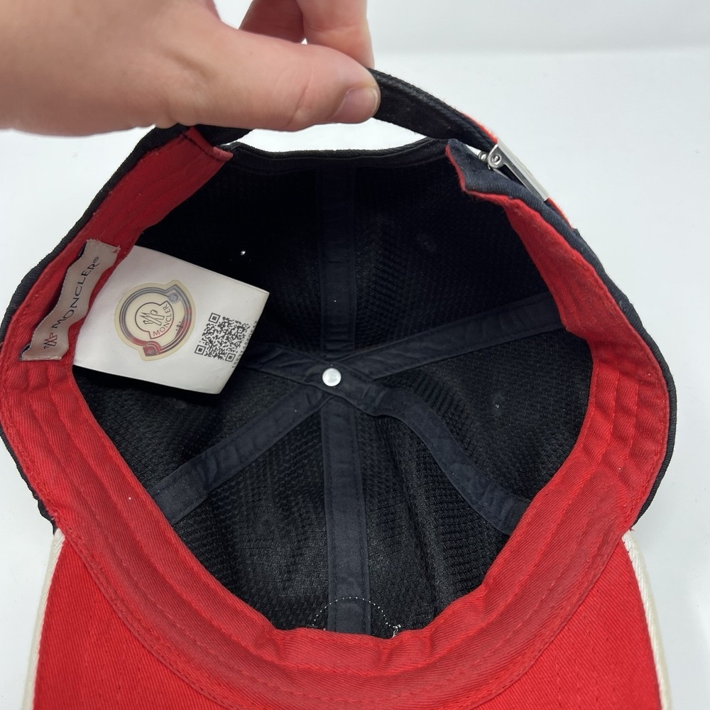 Classic Moncler Blue Red Adjustable Baseball Cap Luxury Casual Designer Hat Cap - Picture 12 of 15